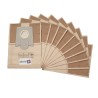 Vacuum cleaner bag compatible with Bosch / Siemens type D, type E, type F, type G, Type H - Pouch of 10 paper bags