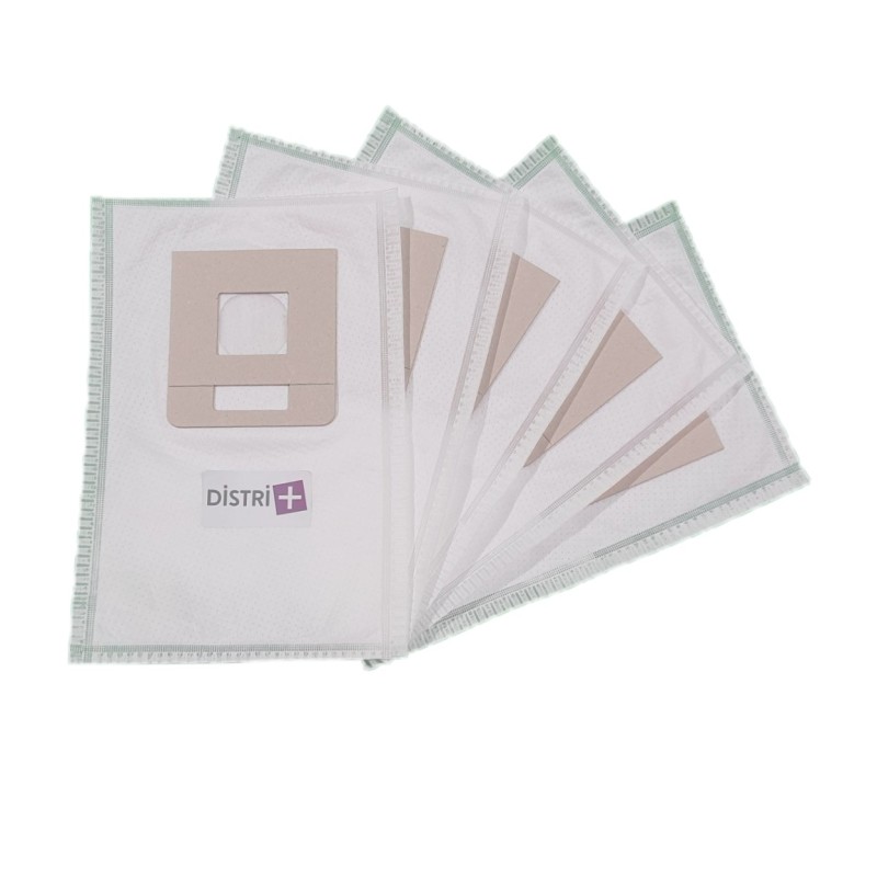 Bolso de aspiradora RHONE BL40, BL65, P4 - Tornado Alize 800 - Electrolux E31 ... - 5 bolsas de microfibra
