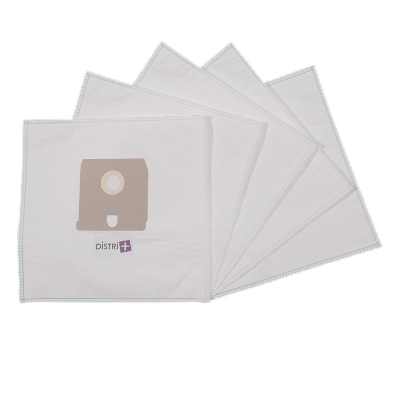 Vacuum cleaner bag compatible with ACEC AT140, AT148 - BlueWind AP114, AP124- Electrolux E20, Elite Z1600 .. -The 5 microfiber bags