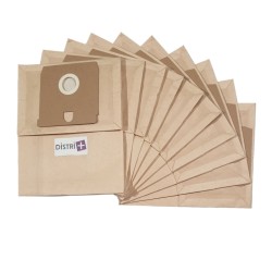 Vacuum cleaner bag compatible with ACEC AT140, AT148 - Bluewind AP114, AP124 - Electrolux E20, Elite Z1600 ... - The pouch of 10 paper bags