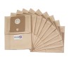 Vacuum cleaner bag compatible with ACEC AT140, AT148 - Bluewind AP114, AP124 - Electrolux E20, Elite Z1600 ... - The pouch of 10 paper bags