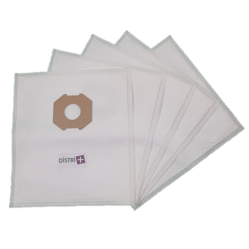 Vacuum cleaner bag compatible with Hitachi 60FX, CV150P, CV160, CV170P, CV180, CV180C, CV3100, CV3200 ... - The 5 microfiber bag pocket