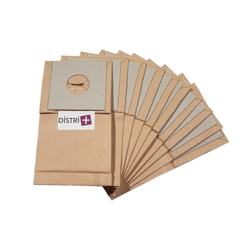 Vacuum cleaner bag compatible with Hoover Forza 1000 (series), H6, S4002 to S4090 Forza 1000 ... - The pouch of 10 paper bags