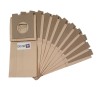 Sac aspirateur compatible avec HOOVER : H3, S4174, S4176, S4178, S4180, S4182,...  - La pochette de 10 sacs papier