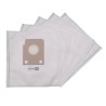 Vacuum cleaner bag compatible with Hoover 300 audio, 500 audio, 1600 audio booster plus, alpina, amigo ... - 5 microfiber bag pocket