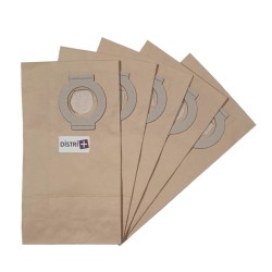 Vacuum cleaner bag compatible with Hoover 4466, 4472, 4488, Aquajet, Aquajet5000, Aquamaster, C2344, H15, H16 ... - Pouch of 5 paper bags