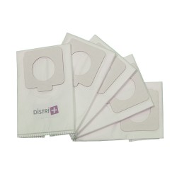 Bolsa de aspiradora Moulinex B46, B47, B48, B49, Compacto 206 a 214 ... - Krups 910, 912, 943 - 5 Bolsas de microfibra