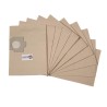 Sac aspirateur compatible avec MOULINEX B42 à B45 - GIRMI AP41, AP42- HANSEATIC 100EL - KRUPS 947, 956... - La pochette de 10 sacs papier