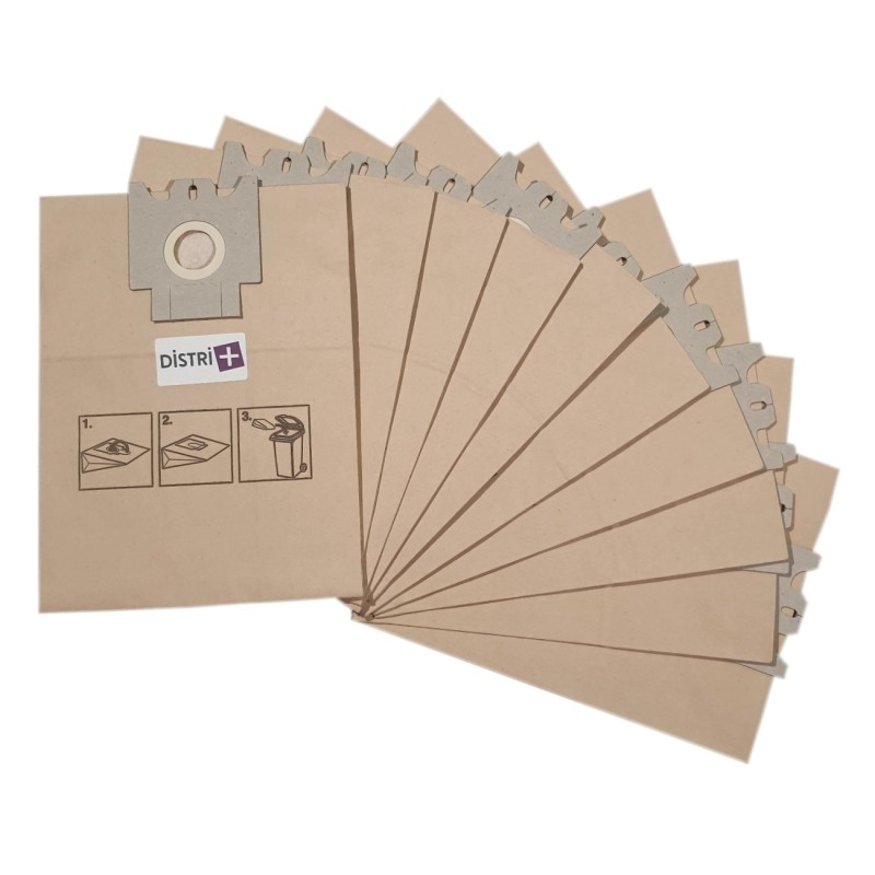 Bolsa de aspiradora compatible con Miele Gn, S227i a S240i, S269i a S284i ... - La bolsa de 10 bolsas de papel