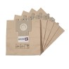 Miele FJM, bolsa de aspiradora S241I, C3 completa C3 - Hoover Arianne, Freemotion, H30 ... - 5 bolsas de papel