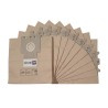 Vacuum cleaner bag compatible with Miele FJM, S246i, S261i, 300 series, AirClean, BlueMagic. - Pouch of 10 paper bags