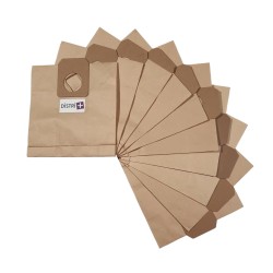 Vacuum cleaner bag compatible with FAM / MORS MT800, MT1054, MT1965, Super 1201, Super 1202, FM1000, FC1000, ... - The pouch of 10 paper bags