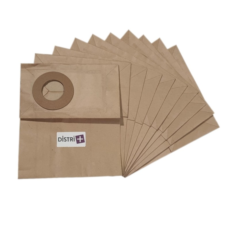 Vacuum cleaner bag compatible with Moulinex: 372, 700 to 705, 803, ... - Hanseatic: 1360036, 1684306 - The pouch of 10 paper bags
