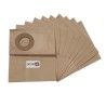 Vacuum cleaner bag compatible with Moulinex: 372, 700 to 705, 803, ... - Hanseatic: 1360036, 1684306 - The pouch of 10 paper bags