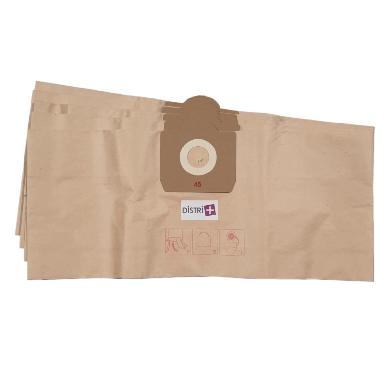 Bolso de aspiradora de Aquaplus Hoover - Hospital Soteco, Europa - Rowenta Collecto, Vorace Compact. - Bolsa de 5 bolsas de papel