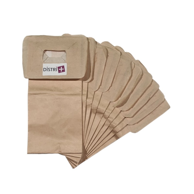Vacuum cleaner bag compatible with PHILIPS: HR6930, Amsterdam, P42 to P59, ... - Codiac: 105 - Elite: BS850 - The pouch of 10 paper bags