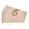Vacuum cleaner bag compatible with BlueWind BWD20 - Gisowatt Lavamatic - Vetrella 4040, 4152, 4195, Triton - 5 Paper Bags Pouch