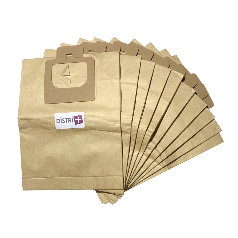 Sac aspirateur compatible avec MOULINEX SUPERTRIO, L29/31, POWERJET, BN4, BN5 - CURTISS AP 7 (version 1) - La pochette de 10 sacs papier