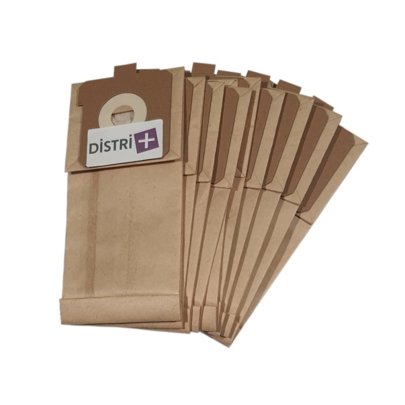 Vacuum cleaner bag compatible with ALTIC 4800 - Electrolux broom, coccodrillo, z43, E17 - Tornado to34, to35 ... - Pouch of 10 paper bags