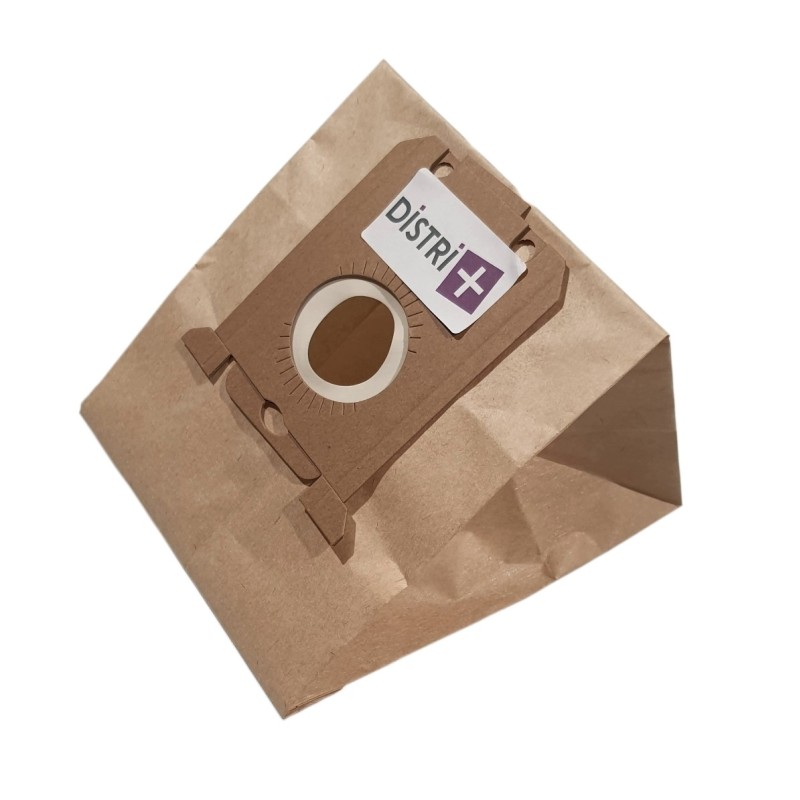 Vacuum cleaner bag compatible with Philips S-Bag - Electrolux Sbag, Excellio - Aeg Tornado Airmax, Bolido ... - The pouch of 5 paper bags