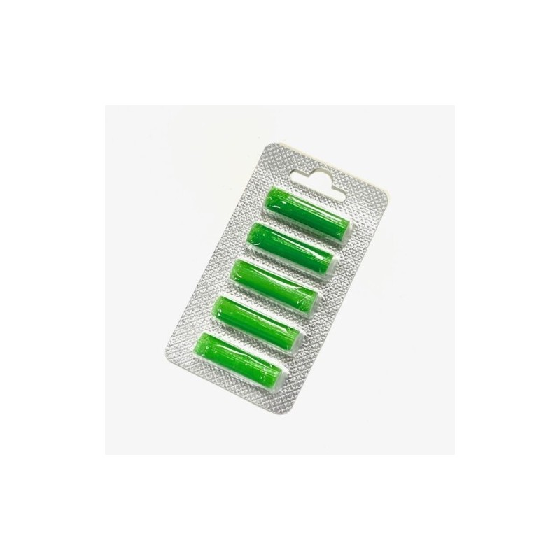 Baguettes aromatiques parfum  Fleur  (vert) - Blister de 5 sticks