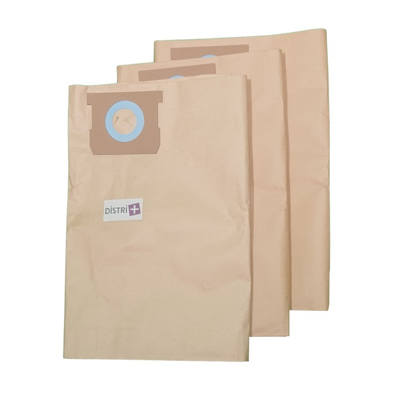 Aquavac EWT Goblin-Staubsauger-Tasche: CGNT45120303, Industrie 30, Industrie 35 Edelstahl ... - 3 Papiertüten