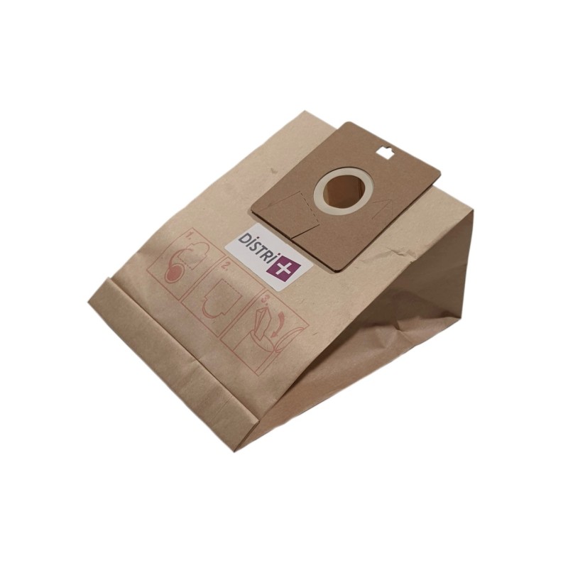 Sac aspirateur compatible avec NILFISK ACTION, ASTRAL, BRAVO, FREE STYLE, SPRINT, GM100, GM150, GM160... - La pochette de 10 sacs papier