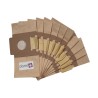 Bolsa de aspiradora compatible con PowerPack Moulinex, BQ1, BQ2, BQ3, Effimax, DJ1, DJ5 - Bolsa de 10 bolsas de papel