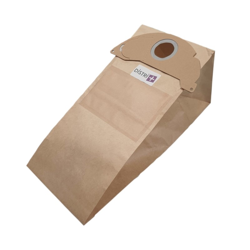 Bolsa de aspiradora compatible con Karcher SE6100, K2501, K2601, K3001, NT181, Puzzi 90, A2120. - La portada de 5 bolsas de papel