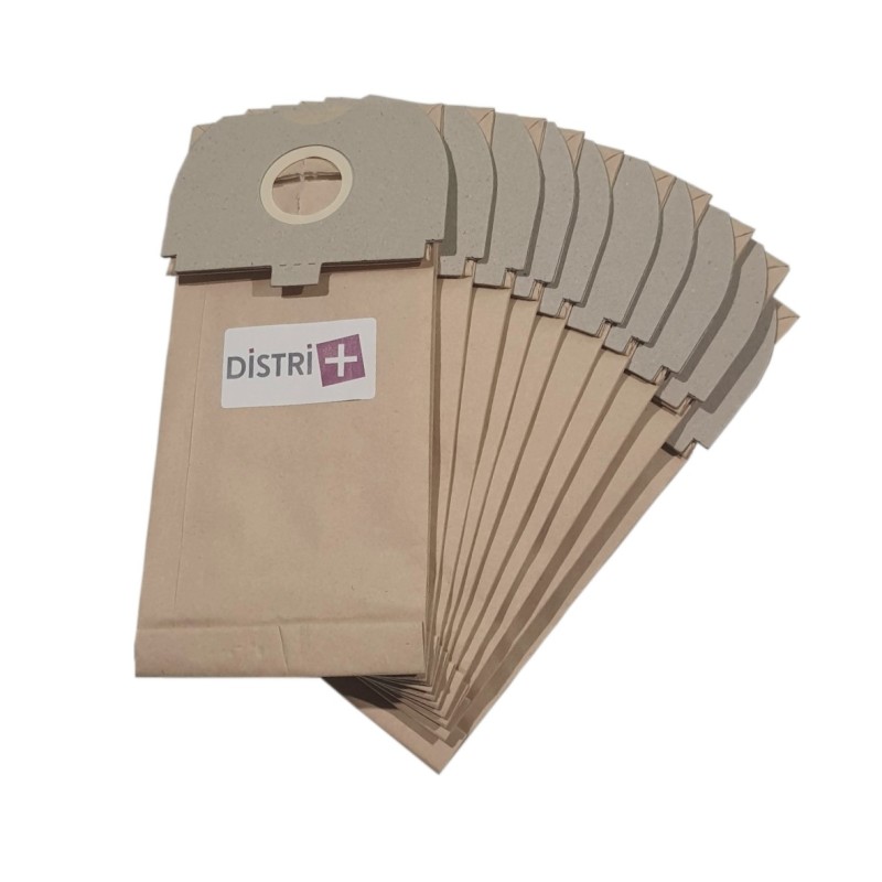 Vacuum cleaner bag compatible with Bosch / Siemens Typ R, Idea, BSB1000 to BSB1999, Super Compact, VR9 ... - The 10 paper bag pouch