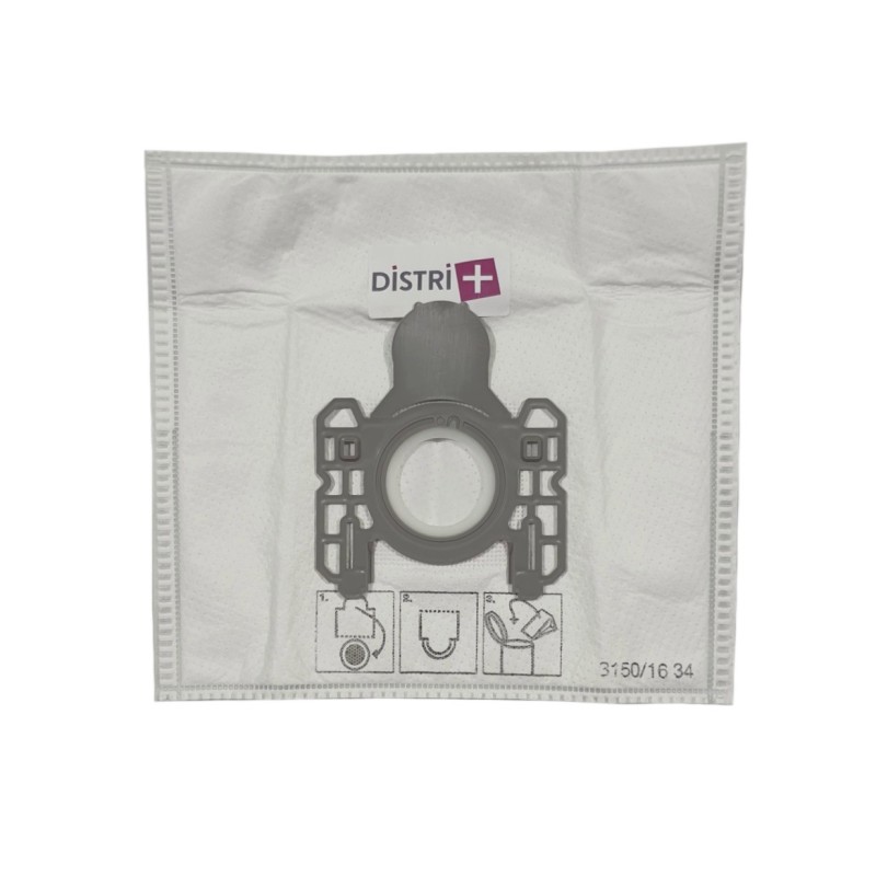 Vacuum cleaner bag compatible with AEG GR5 - Electrolux Z7320 at Z7399 - Progress Diamond M300 to M399 ... - The 5 microfiber bags pocket