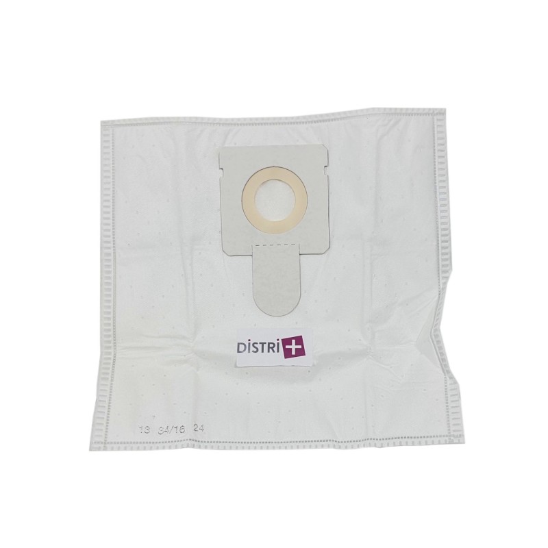 Vacuum cleaner bag compatible with Curtiss ATB14, Optima, Primo, Solo - Kneissel Rondo, UC2, UC3, VT15 ... - The 5 microfibre bags pocket