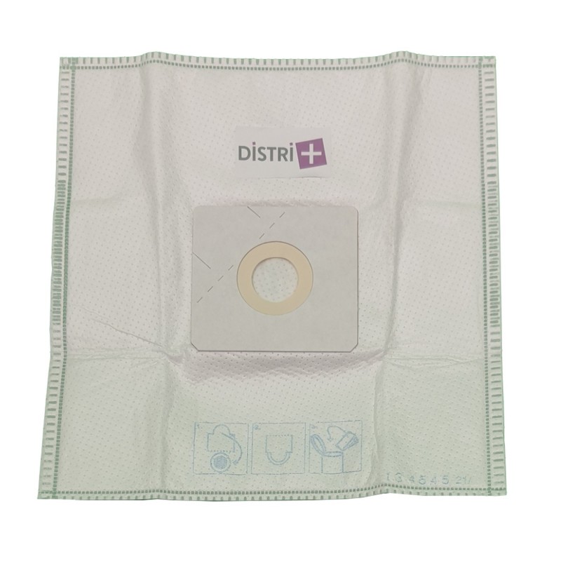 Vacuum cleaner bag compatible with Nilfisk Cup, Neo, Force, Go, One - Glenan Ga386, Ga420, GA430, GA440 ..- 5 Microfiber Bags