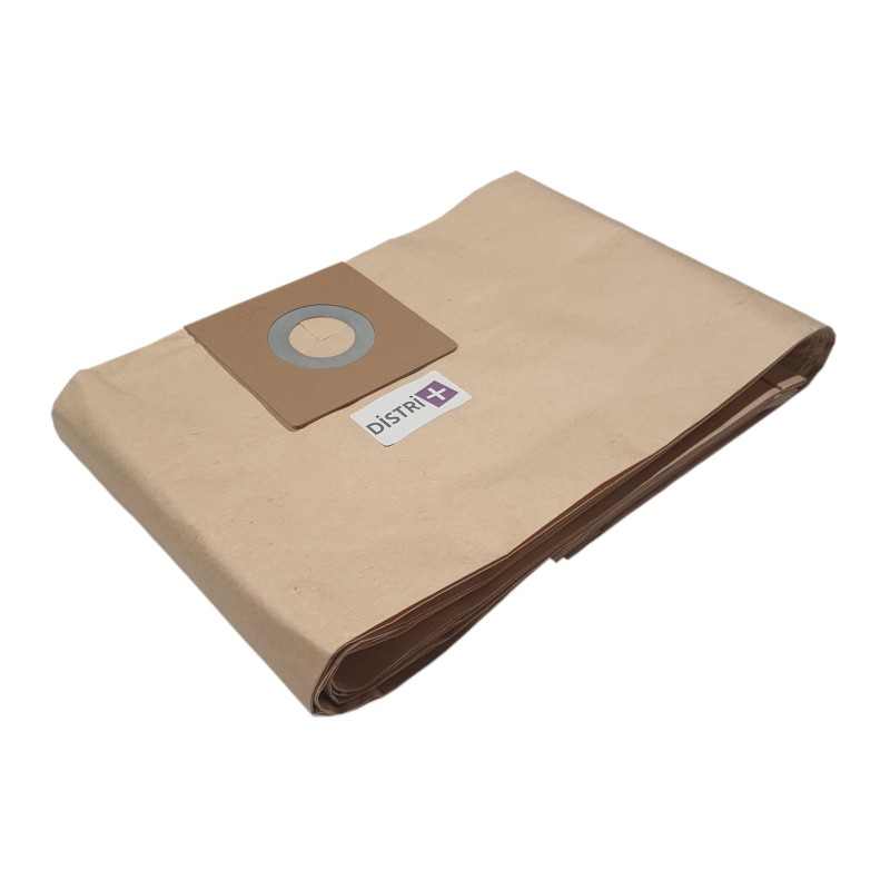 Sac aspirateur compatible avec Karcher NT501, NT551, 69040450, 6.904-045.0 - pochette de 5 sacs papier