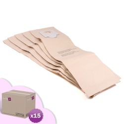Staubsauger-Bag, kompatibel mit Karcher: NT45 / 1, NT48 / 1, NT55 / 1, NT561, NT611, NT65 / 2 - Hilti VC20, VC40. - Karton von 15 Taschen von 5 Papiertüten