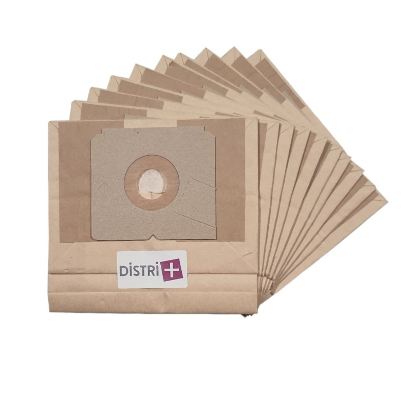 Mondilec / M TEC Vacuum Cleaner Bag / LA Reduta Eureka DH181, DH182, DH187, DH42, VC4502 ... - 10 bolsas de papel