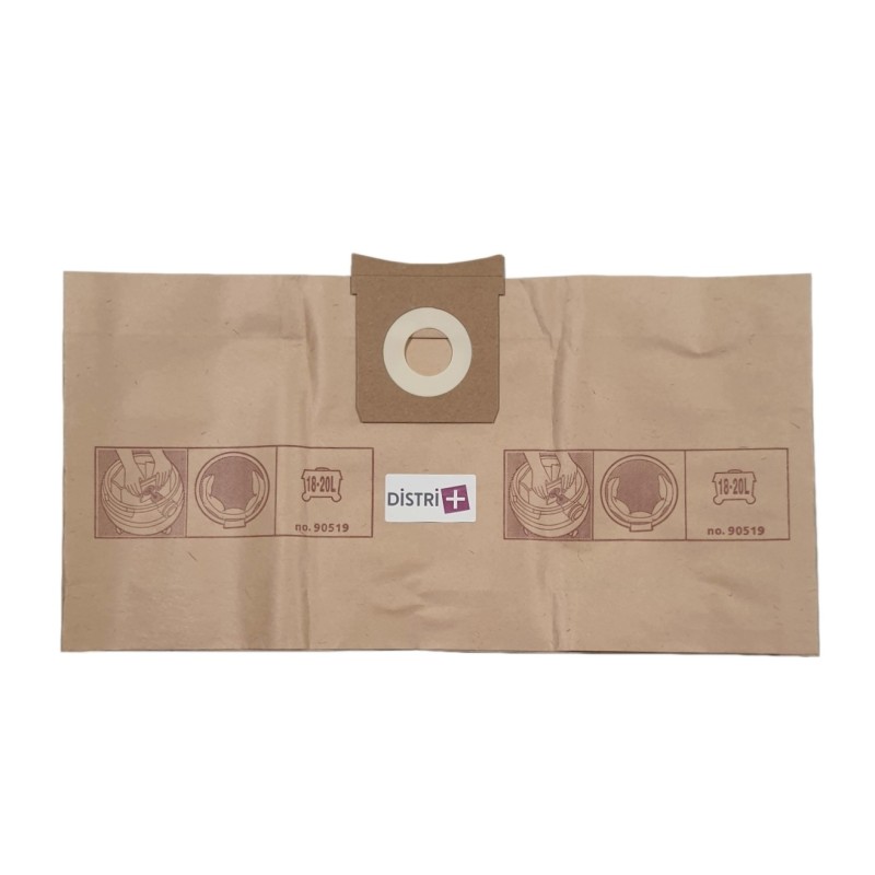 Bolsa de aspiradora compatible con aquavac / Goblin Plus 1000 / Pro 200 - Titan Vac350, Vac351. - Bolsa de 5 bolsas de papel