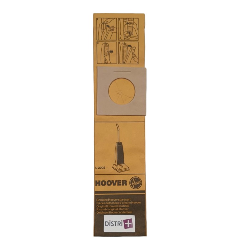 Vacuum cleaner bag compatible with Hoover H11, H12, U2002, U2004, U2068, U2070, ASpirobatter - The 5 Paper Bags Pouch
