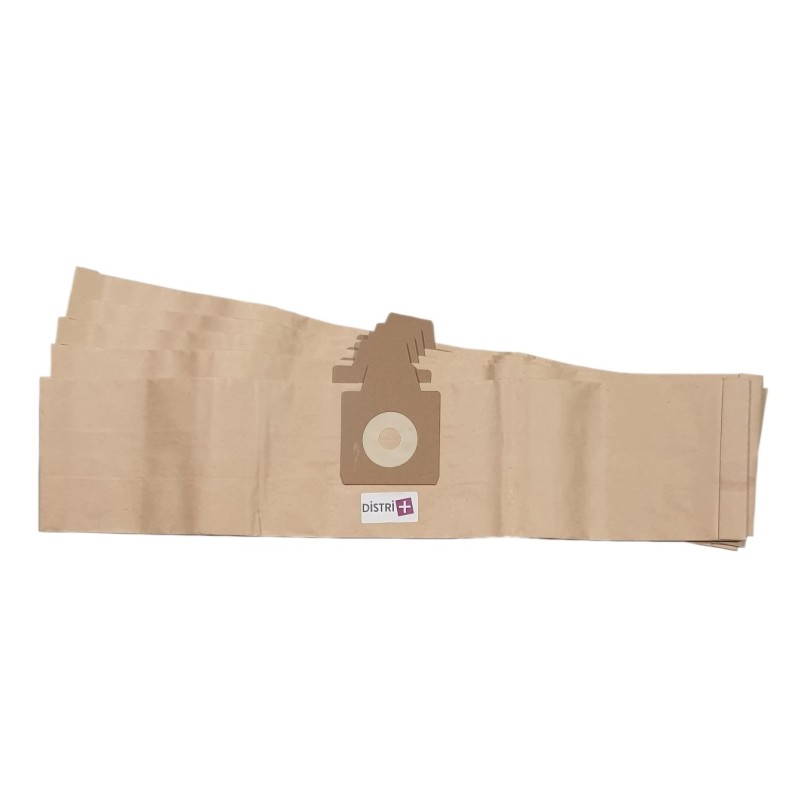 Bolso de aspiradora compatible con electrolux / euroclean / EUROCLEAN UZ930, DP9000, ES100, UZ920 - Nilfisk GD930 ... - Pollo de 5 bolsas de papel