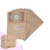 Bolsa de aspiradora compatible con NUPRO NUPRO 180, NUV180, HENRY, NVM1B. - 8 paleta de cartón de 20 bolsillos de 10 bolsas de papel
