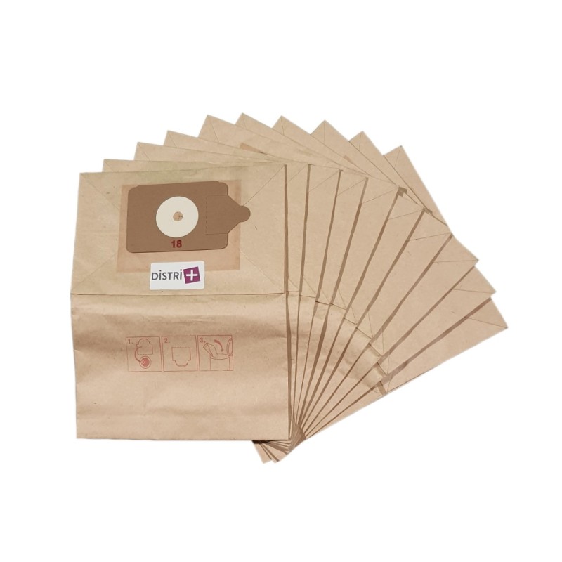 Bolsa de aspiradora compatible con NVM2A numático, NVM2B, NVM2C, Carlos, Georges, NVQ370.- La bolsa de 10 bolsas de papel