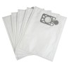 Bolsa de aspiradora compatible con NUPRO NUPRO 180, NUV180, HENRY, NVM1B. - La portada de 5 bolsas de microfibra