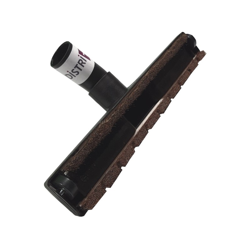 Boquilla de polvo de crine con ruedas para aspiradora que va en tubos de 32 mm de diámetro - Ancho de cepillo: 30 cm