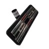 Cepillo combinado con las tiras de parachoques Wessel WERK para aspiradoras de tubos de 32 mm de diámetro - 10 cepillos de cartón