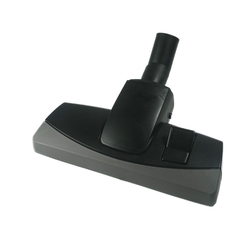 Combined brush with a large roulette and a rubber bump bumper for vacuum cleaners ranging on 32mm diameter tubes - width: 28cm