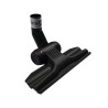Flat combined brush with 4 casters for vacuum cleaners ranging on 32mm diameter tubes - width: 28.5cm