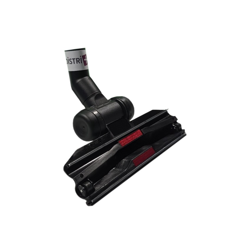 Flat combined brush with 4 casters for vacuum cleaners ranging from 32mm diameter tubes - width: 28.5cm - 10 brushes carton
