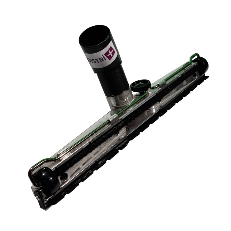Wessel-Werk Boquilla de polvo de aluminio para aspiradora que va en tubos de 50 mm de diámetro - Ancho de cepillo: 45 cm