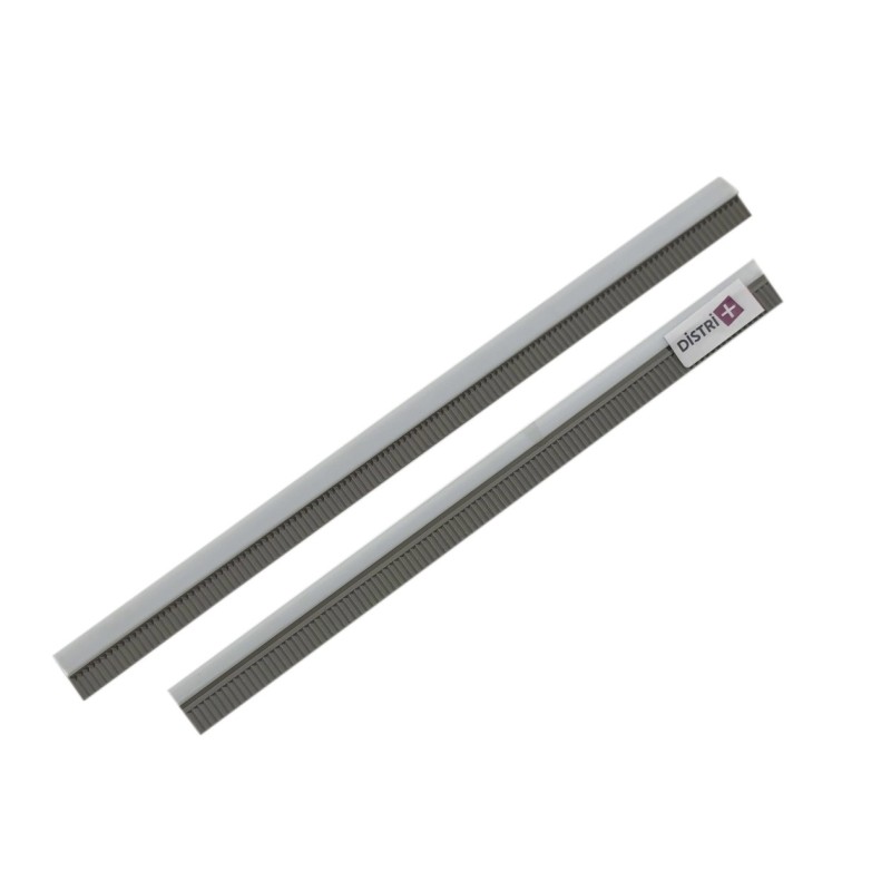 Set of 2 rubber tapes for metal suction of metal western width 37cm