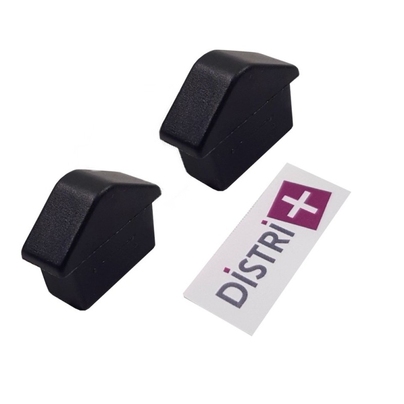 Conjunto de 2 almohadillas para ancho ancho de plástico aspiradora 37cm